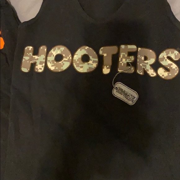 XXS Certified Hooters Black Shirts - Picture 2 of 6